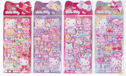 Comansi Hello Kitty 毛绒贴纸