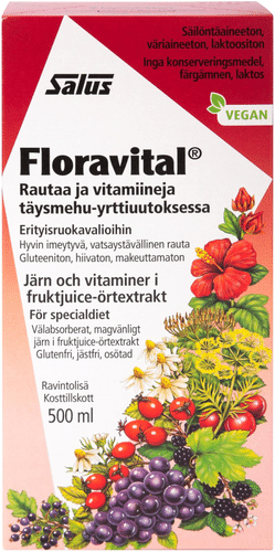 Salus Floravital 补铁维生素果汁草本提取液 500ml