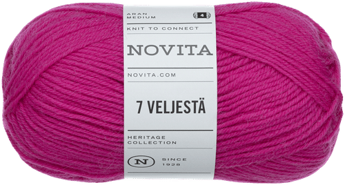 Novita 7 Veljestä 纱线 100克 五一节 500