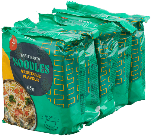 Coop 亚洲蔬菜味面条 5 x 85 g｜Coop Asia vihanneksenmakuinen nuudeli 5 x 85 g