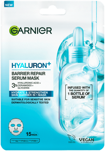 Garnier SkinActive 卡尼尔玻尿酸屏障修复敏感肌面膜 28 g