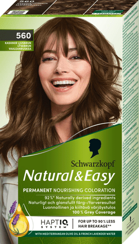 Schwarzkopf Natural & Easy 560 喀什米尔浅棕色
