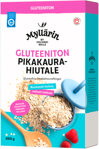 Myllärin Gluteeniton Pikakaurahiutale 450 g｜Myllärin 无麸质即食燕麦片 450 g