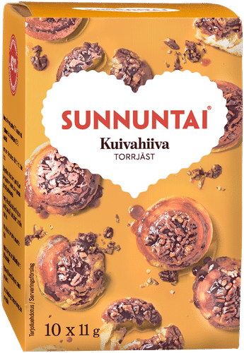 Sunnuntai 10x11g kuivahiiva｜Sunnuntai 10x11g 干酵母