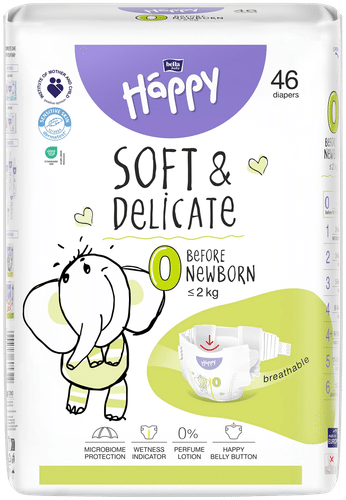 Happy Diapers Bella Baby 新生儿快乐纸尿裤 46 pcs