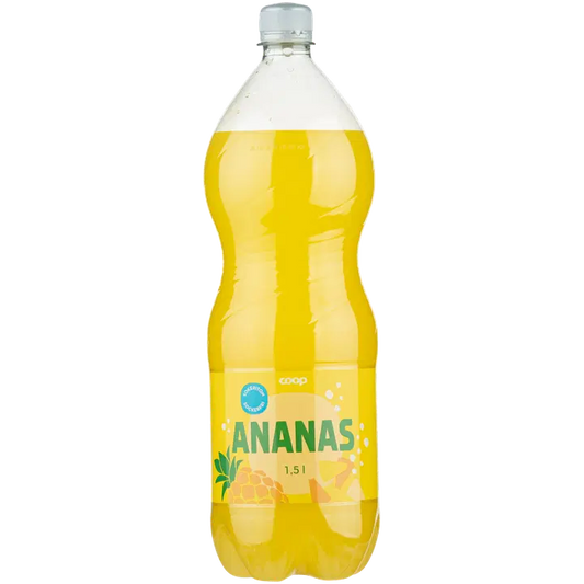 Coop ananas virvoitusjuoma sokeriton 1,5l｜Coop 无糖菠萝软饮料 1,5l