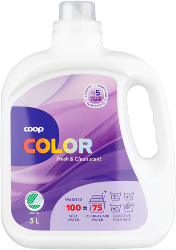 Coop 彩色衣物洗衣液 3 l