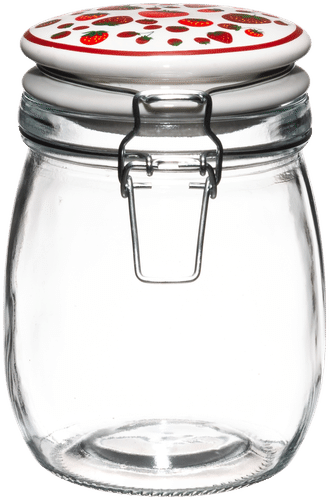 Marjukka 玻璃罐草莓专利盖 750 ml