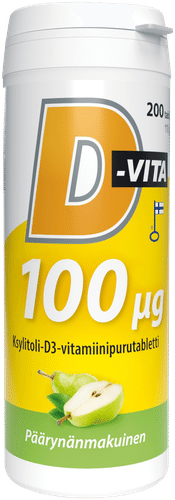 D-Vita 维生素D 100微克梨味咀嚼片200片