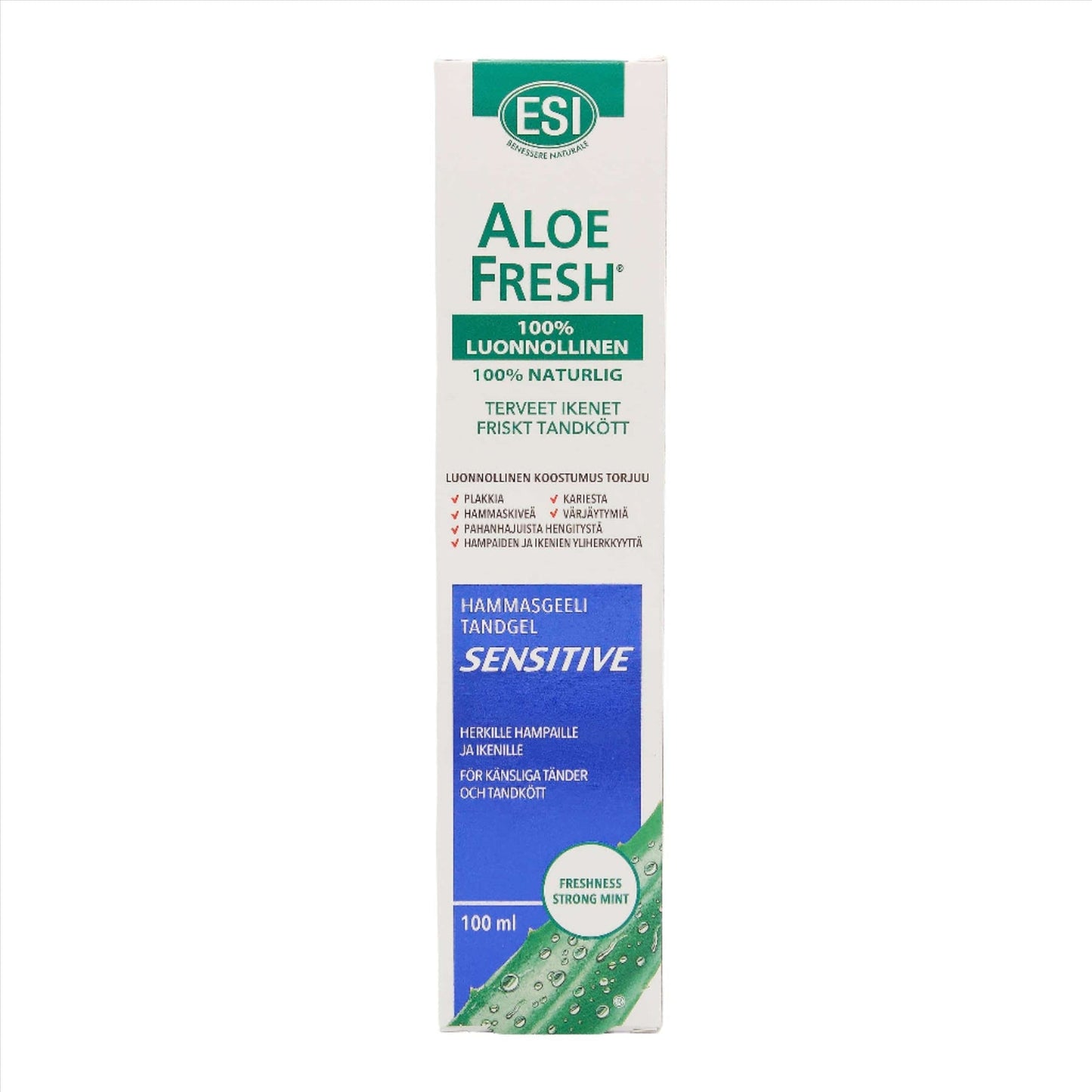 ESI芦荟清新敏感型牙膏凝胶 100 ml