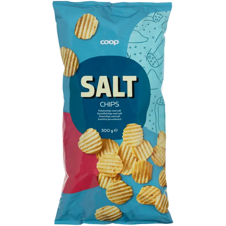 Coop suolatut perunalastut 300 g-Coop 咸薯片 300 g
