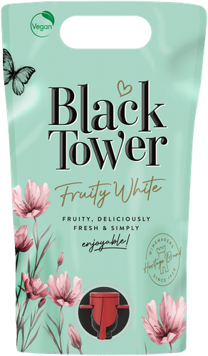 Black Tower Fruity White 8 til-% 1,5 l viinipussi