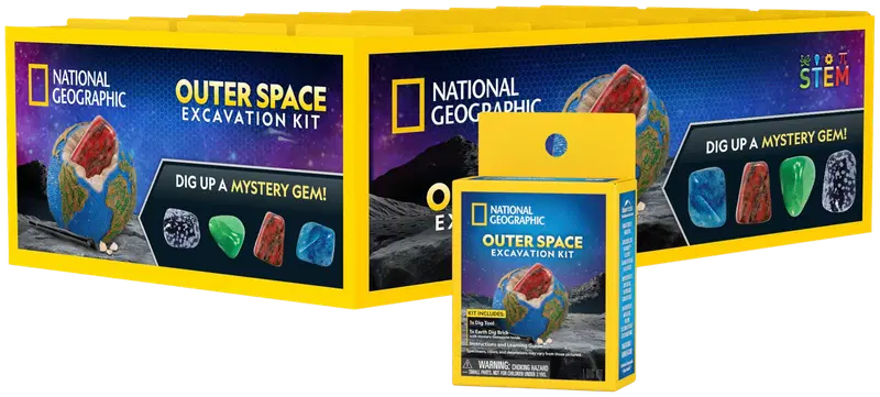 National Geographic 迷你太空挖掘套装｜National Geographic Mini Avaruuskaivauspkt.