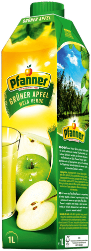 Pfanner Vihreä omena mehujuoma 1l｜Pfanner 青苹果汁饮料 1l