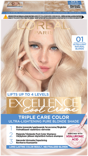 L'Oréal Paris Excellence Creme 01 Blonde Supreme 极浅亮金色持久染发剂 1kpl