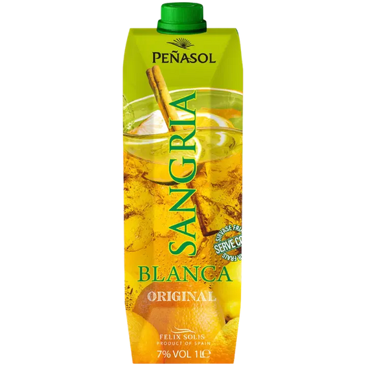 Penasol White Sangria 7,0 til-%1L tetra｜Peñasol Penasol 白桑格利亚汽饮料 7.0 vol-%1L 四