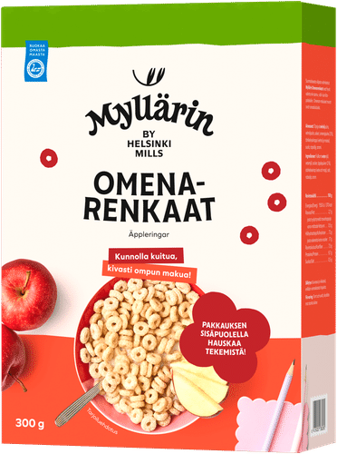 Myllärin Omenarenkaat 300 g｜Myllärin 苹果圈 300g