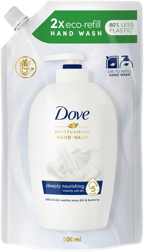 Dove Deeply Nourishing Refill Nestesaippua Kosteuttava käsisaippua 500 ml