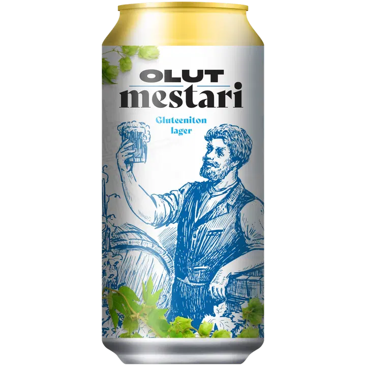 Stadin Panimo Oy Olutmestari Lager gluteeniton 5,0% 0,44l｜Olutmestari Stadin Panimo Oy Olutmestari Lager 无麸质 5.0% 0,44l