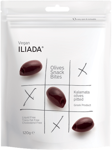 Iliada 去核橄榄 120g 袋
