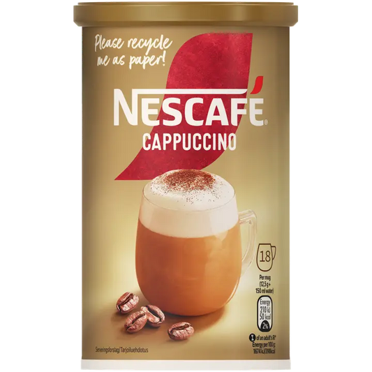 Nescafé 225g Cappuccino erikoispikakahvi｜Nescafé 225克卡布奇诺特速溶咖啡