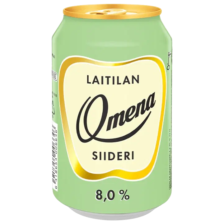 Laitilan Omenasiideri 8,0% 0,33L siideri｜Laitilan 苹果饮品 8.0% 0.33L 苹果饮品