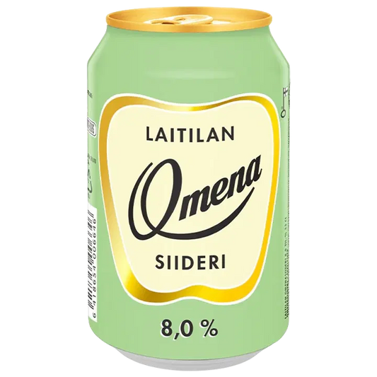 Laitilan Omenasiideri 8,0% 0,33L siideri｜Laitilan 苹果饮品 8.0% 0.33L 苹果饮品