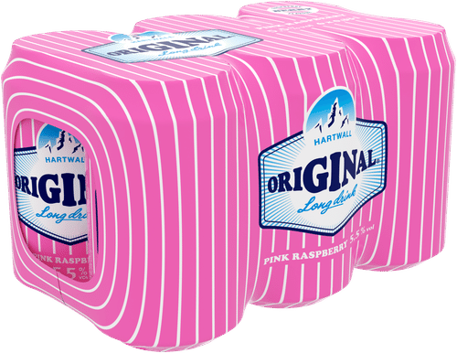 Hartwall Original Long Drink 6 x Hartwall Original Long Drink 覆盆子 5.5% 0,33 l