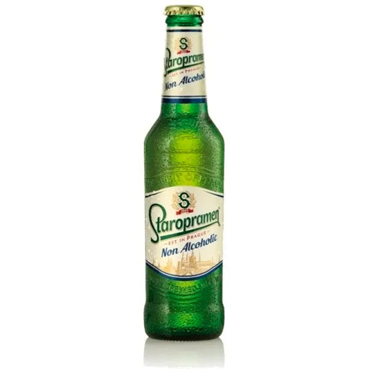 Staropramen alkoholiton lager olut pullo 0,33 L｜Staropramen 0度饮品瓶 0,33 L