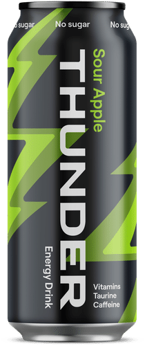 Thunder Energy 无糖酸苹果风味能量饮料 500 ml