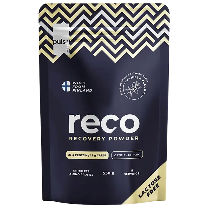PULS RECO Vanilja palautusjuomajauhe 550g laktoositon kotimainen-Puls RECO 香草恢复饮料粉 550g 无乳糖 国产