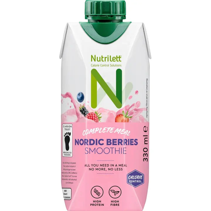 Nutrilett Nordic berries smoothie Pohjoisten marjojen makuinen 330 ml-Nutrilett 北欧浆果冰沙 北欧浆果味 330 ml