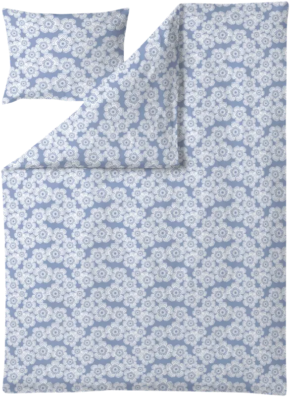 Finlayson Silja被套套装 150X210+50X60 浅蓝色｜Finlayson pussilakanasetti Silja 150X210+50X60 vaal.sininen