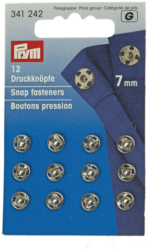Prym 缝制按扣 镀镍 7mm