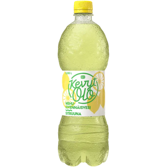 KevytOlo Sitruuna mehukivennäisvesi 0,95 l kmp｜KevytOlo 柠檬汁矿泉水 0.95 l kmp