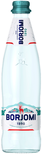Borjomi Georgian Mineral Water luontainen hillihapotettu kivennäisvesi 0,5l