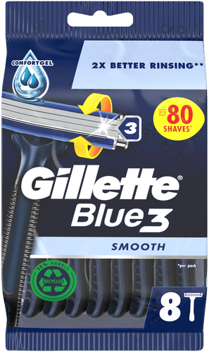Gillette Blue3 Smooth 8kpl varsiterä