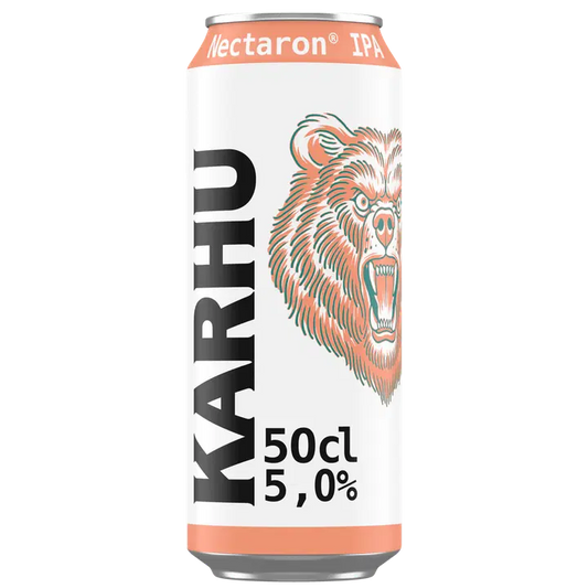 Karhu Nectaron IPA olut 5,0 % tölkki 0,5 L｜Karhu Nectaro IPA 饮料 5.0% 罐装 0,5 L