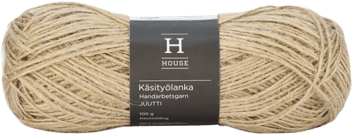 House käsityölanka Juutti 100 g 212240 Natural Jute