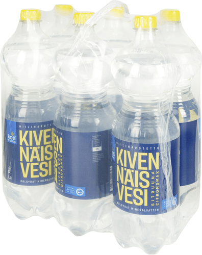 Kotimaista 6 x 国产柠檬矿泉水，轻度碳酸化 1,5l｜6 x Kotimaista Kivennäisvesi sitruuna kevyesti hiilihapotettu 1,5l