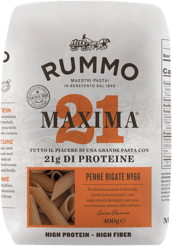 Rummo 有机Maxima笔管面No.66 400克｜Rummo Maxima Penne Rigate No 66 400g luomu