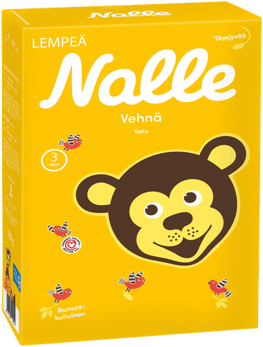 Nalle 700g vehnä täysjyvähiutale｜Nalle 700克小麦全麦片