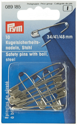 Prym hakaneula kuulapäällä 34/41/48mm