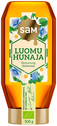 Hunajainen SAM Luomuhunaja 500g｜Hunajainen Sam 有机蜂蜜 500g