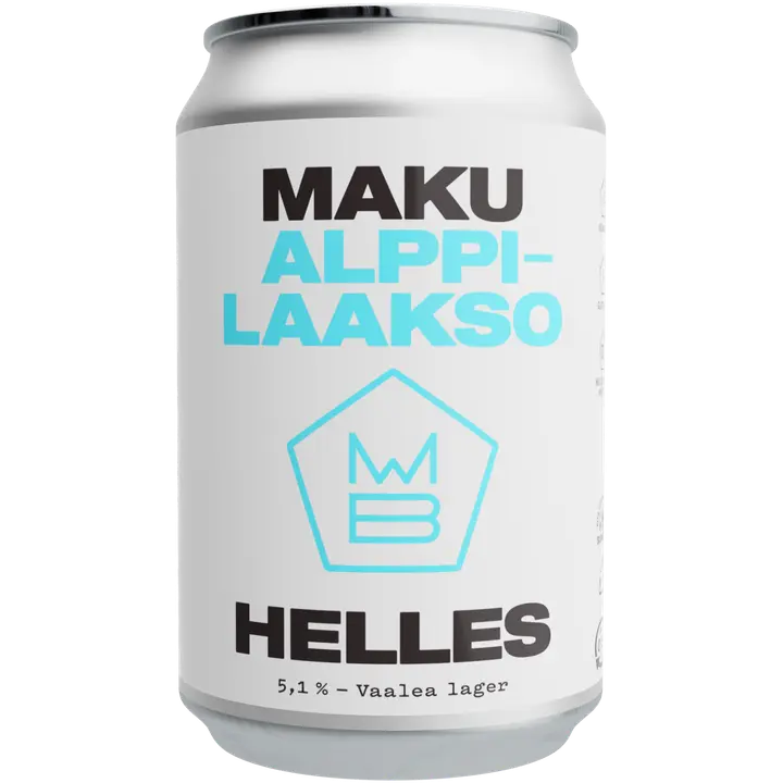 Maku Brewing 5,1 % 0.33l Helles olut tlk｜Maku Brewing 5.1% 0.33l 希腊饮料不含税