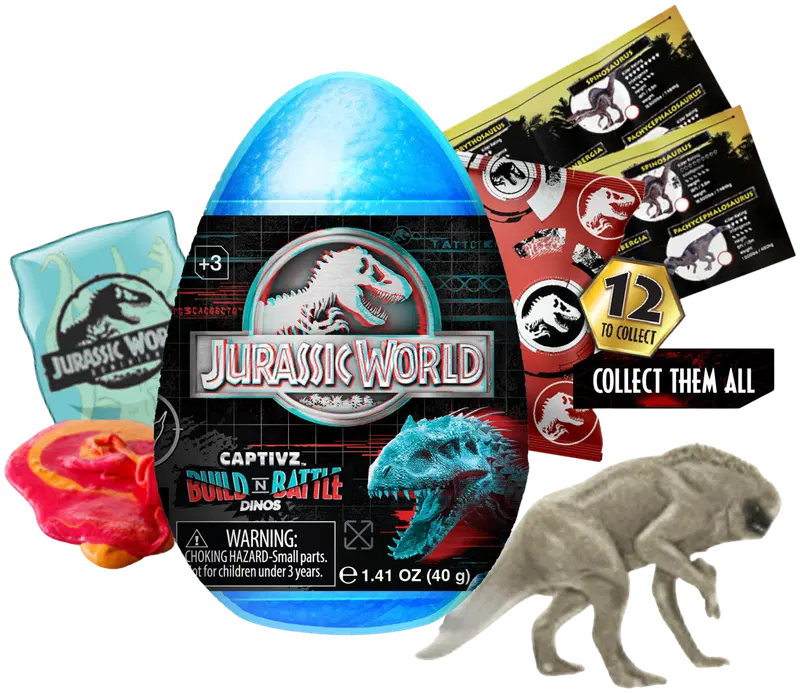 JURASSIC WORLD J. World 史莱姆蛋 科学实验失败款｜J. World Slime Egg Science Gone Wrong