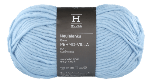 House 编织毛线 Pehmovilla 112706 100克 浅蓝 1579
