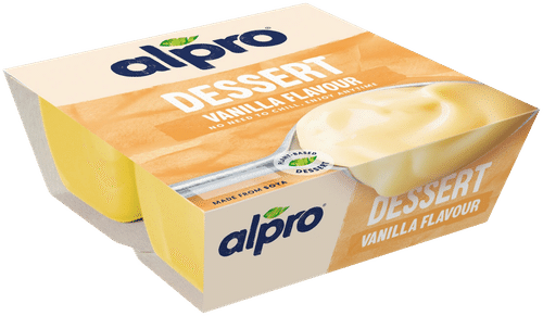 Alpro 大豆基香草甜点 4x125g