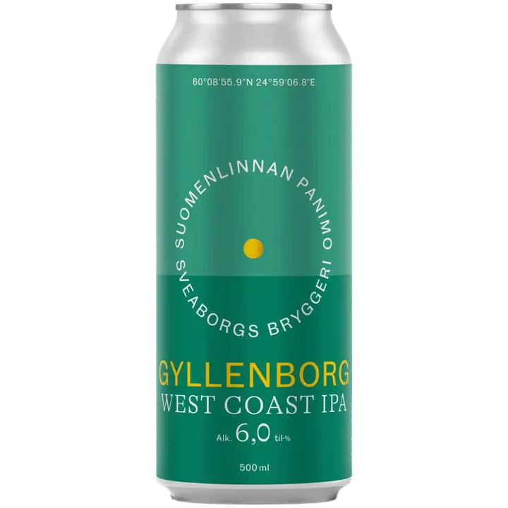 Suomenlinnan Panimo Gyllenborg Westcoast IPA 6% 50cl tölkki｜Suomenlinnan Panimo Gyllenborg Westcoast IPA 6% 50cl 罐装