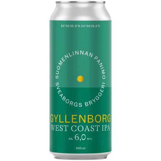 Suomenlinnan Panimo Gyllenborg Westcoast IPA 6% 50cl tölkki｜Suomenlinnan Panimo Gyllenborg Westcoast IPA 6% 50cl 罐装